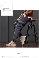 Spring Autumn New Style Elastic Waist Casual Pants for Men