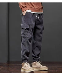 Spring Autumn New Style Elastic Waist Casual Pants for Men