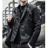 Solid Color Brand clothing Men Slim Fit Jacket Fashion