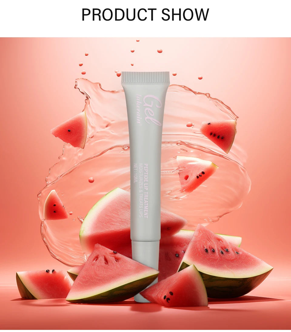 Peptide Lip Treatment Moisturizing Lip Mask Gel To Remove Dead Skin Lipstick Base Lip Cream Lip Care Mask 10ml