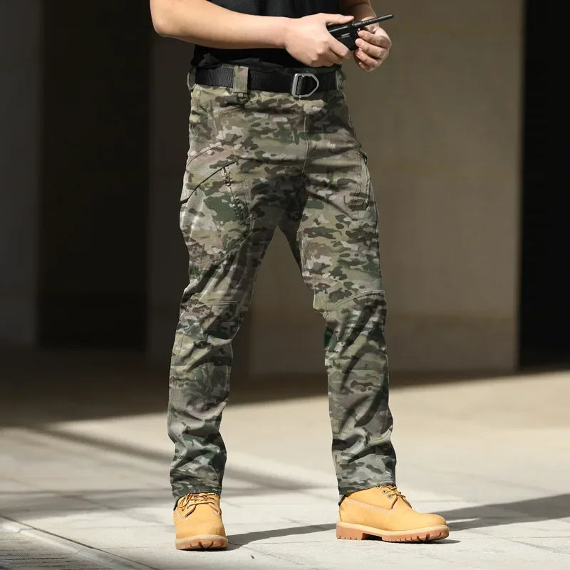 Men Combat SWAT Army Cargo Pants Hiking Camping Outdoor Trousers