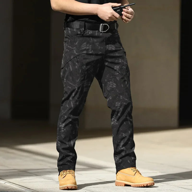 Men Combat SWAT Army Cargo Pants Hiking Camping Outdoor Trousers