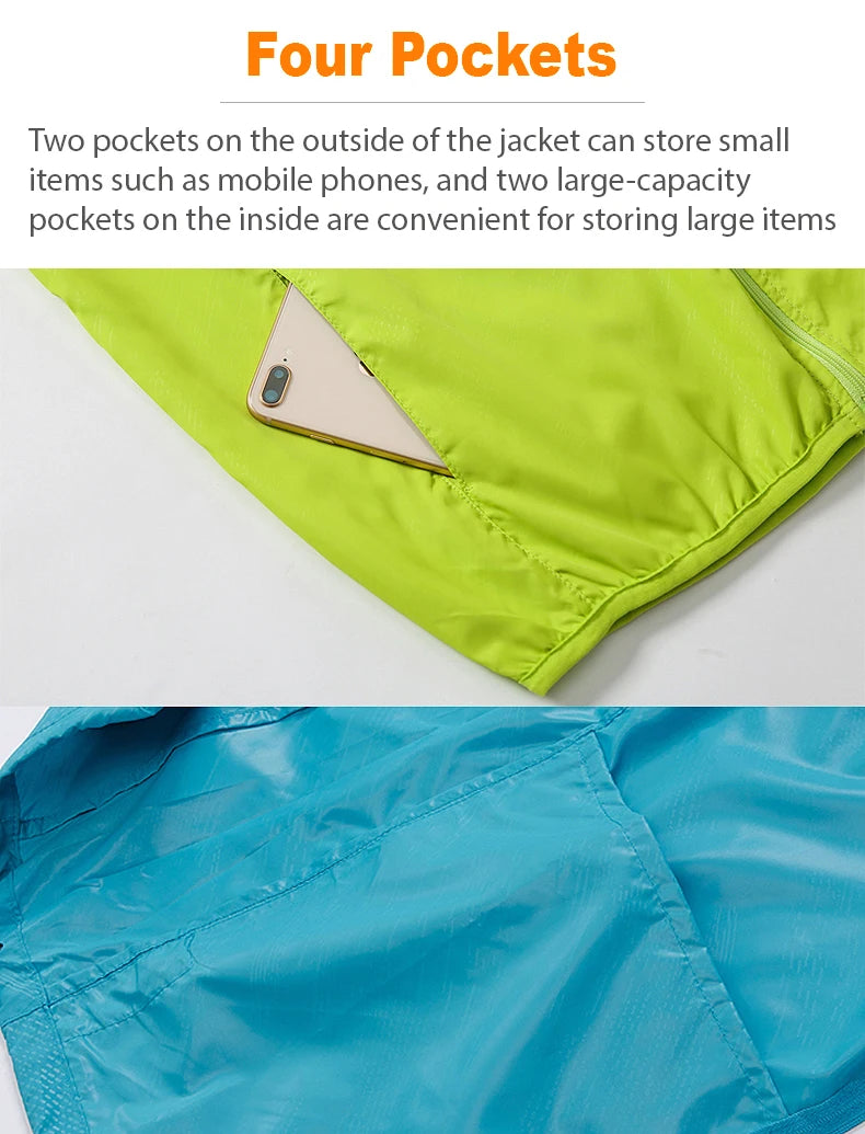 Unisex Camping Climbing Outdoor Rain Coat Portable Clothes