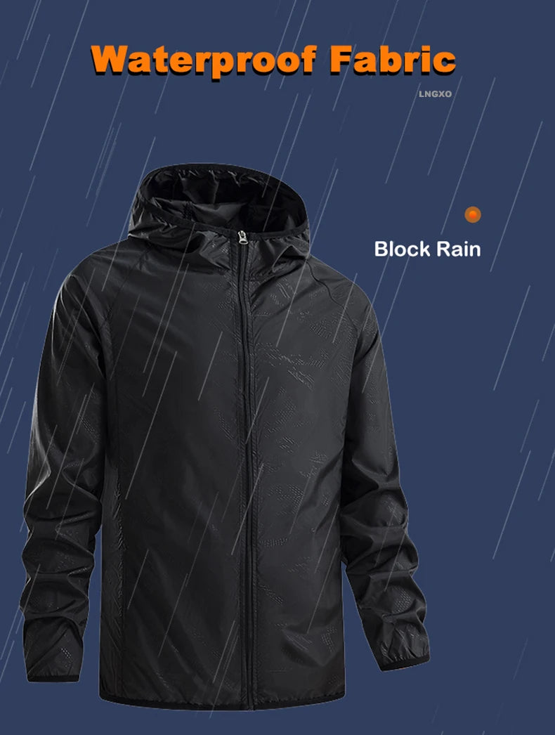 Unisex Camping Climbing Outdoor Rain Coat Portable Clothes
