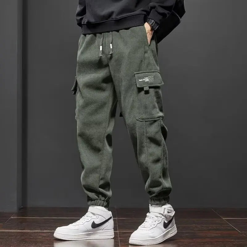 Spring Autumn New Style Elastic Waist Casual Pants for Men