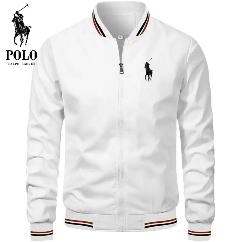 Embroidered Men's Brand Polo Ralph Lauren Trench Coat