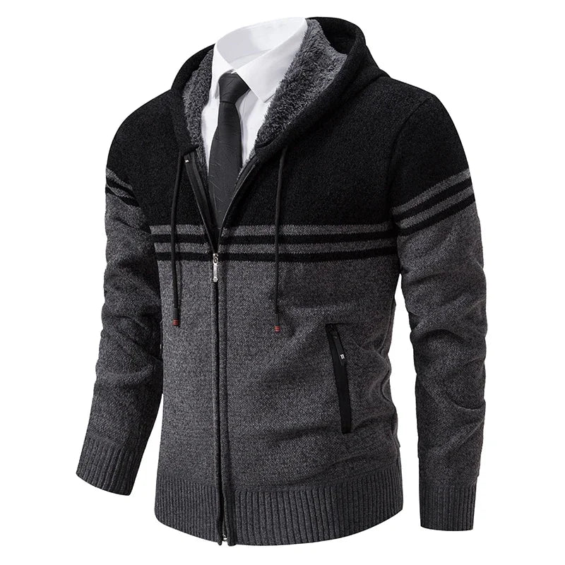 Men's New Winter Sweater Thick Fleece Warm Sweater