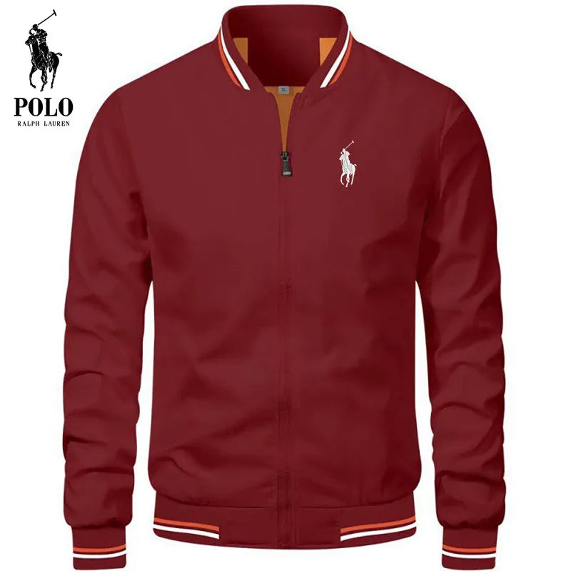 Embroidered Men's Brand Polo Ralph Lauren Trench Coat