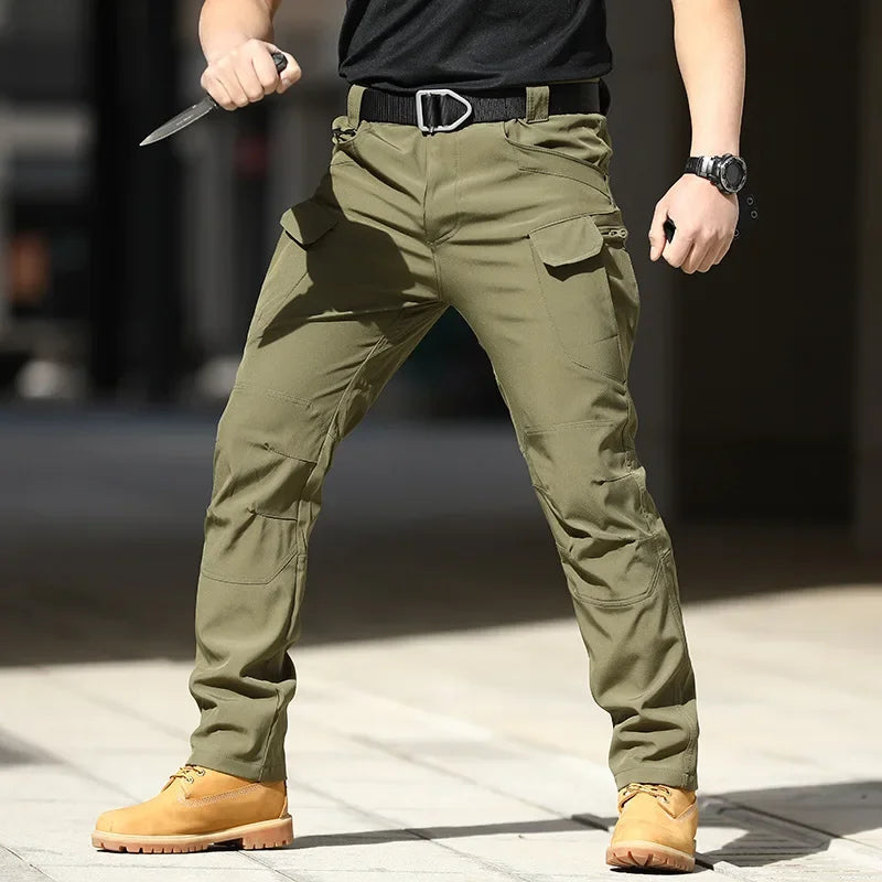Men Combat SWAT Army Cargo Pants Hiking Camping Outdoor Trousers