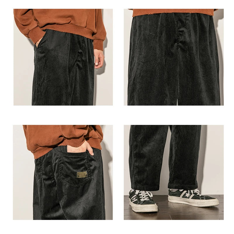 Male Clothing Oversize Sports Streetwear Baggy Wide Summer pants