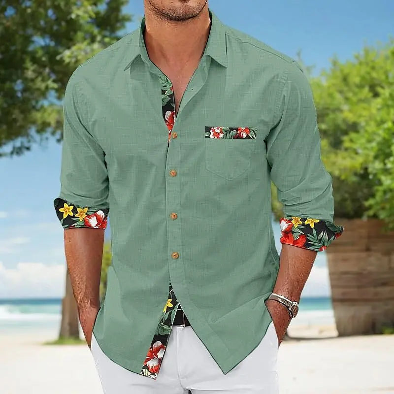 Men's shirts casual and comfortable summer Hawaiian beach shirts
