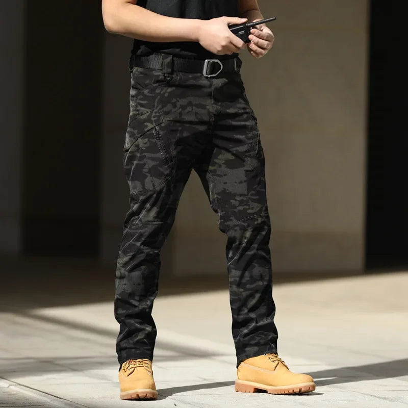 Men Combat SWAT Army Cargo Pants Hiking Camping Outdoor Trousers