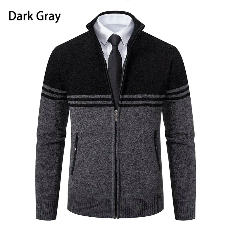 Men's New Winter Sweater Thick Fleece Warm Sweater