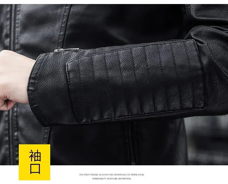 Solid Color Brand clothing Men Slim Fit Jacket Fashion