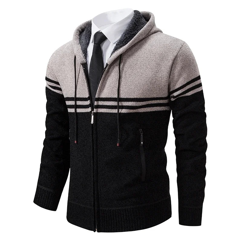 Men's New Winter Sweater Thick Fleece Warm Sweater
