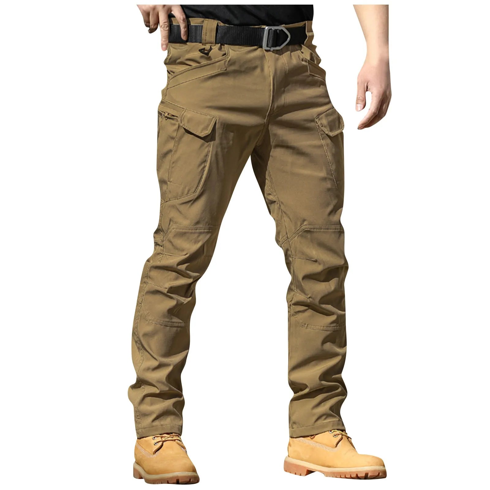 Men Classic Cargo Pants Daily Causal All-Match Regular Multi Pockets Pant