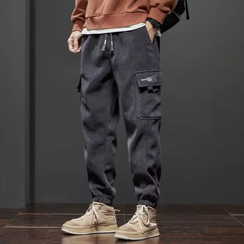 Spring Autumn New Style Elastic Waist Casual Pants for Men