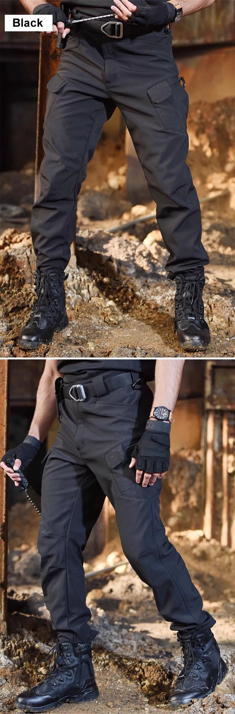 Warm Winter Men Soft Shell Pants Travel Waterproof Outdoor Camping & Hiking Pants