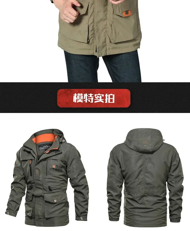 Quick Dry Jacket for Men Spring Men's Hardshell Outdoor Sports Coats