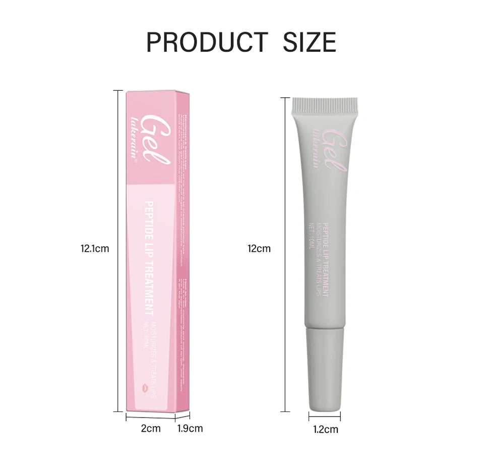 Peptide Lip Treatment Moisturizing Lip Mask Gel To Remove Dead Skin Lipstick Base Lip Cream Lip Care Mask 10ml