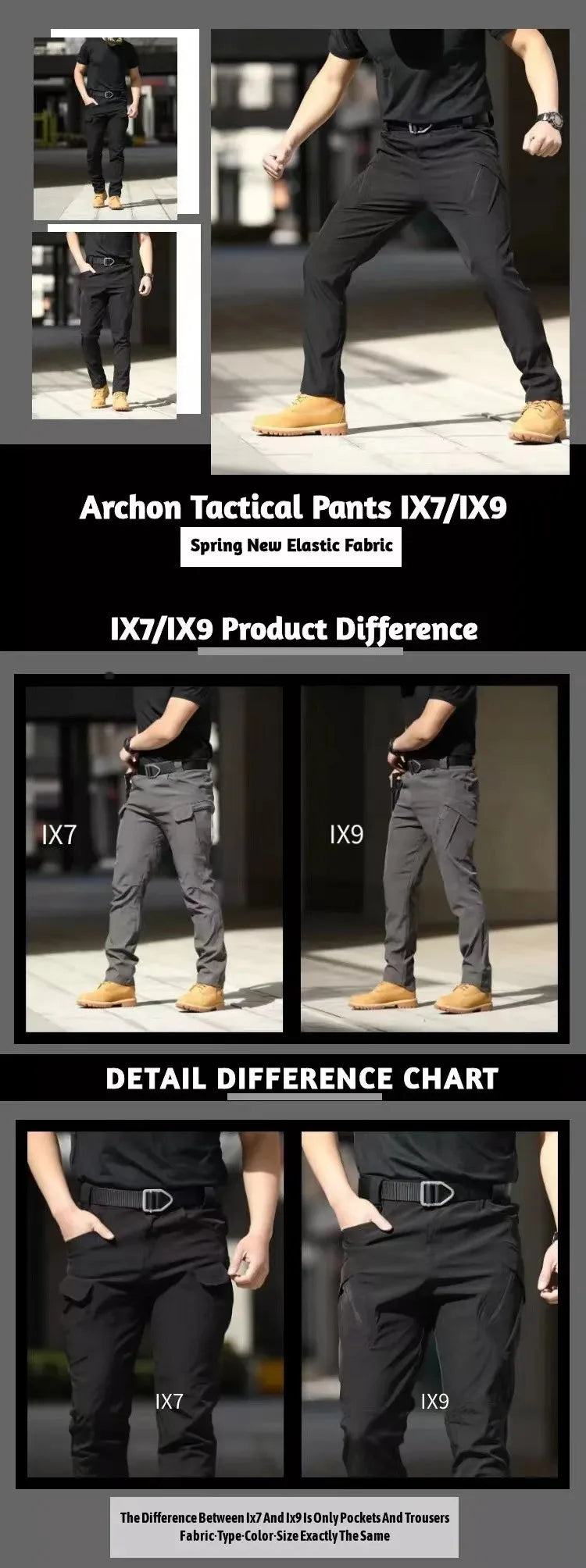Men Combat SWAT Army Cargo Pants Hiking Camping Outdoor Trousers