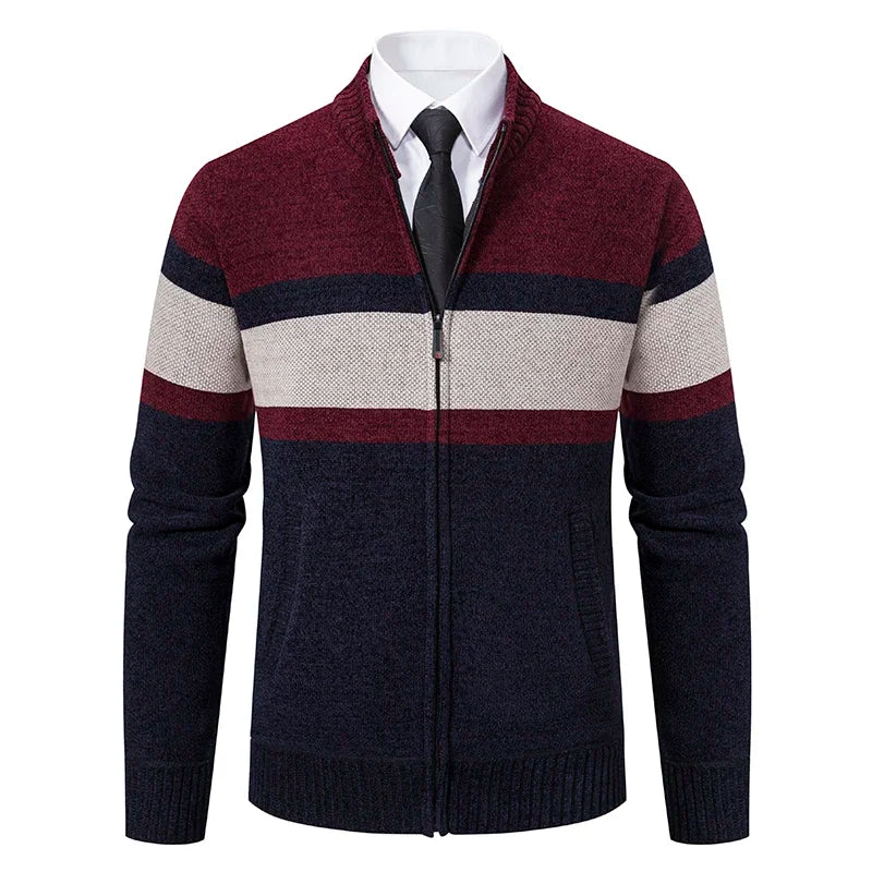 Men's New Winter Sweater Thick Fleece Warm Sweater