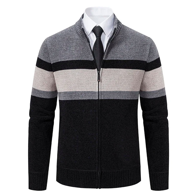 Men's New Winter Sweater Thick Fleece Warm Sweater