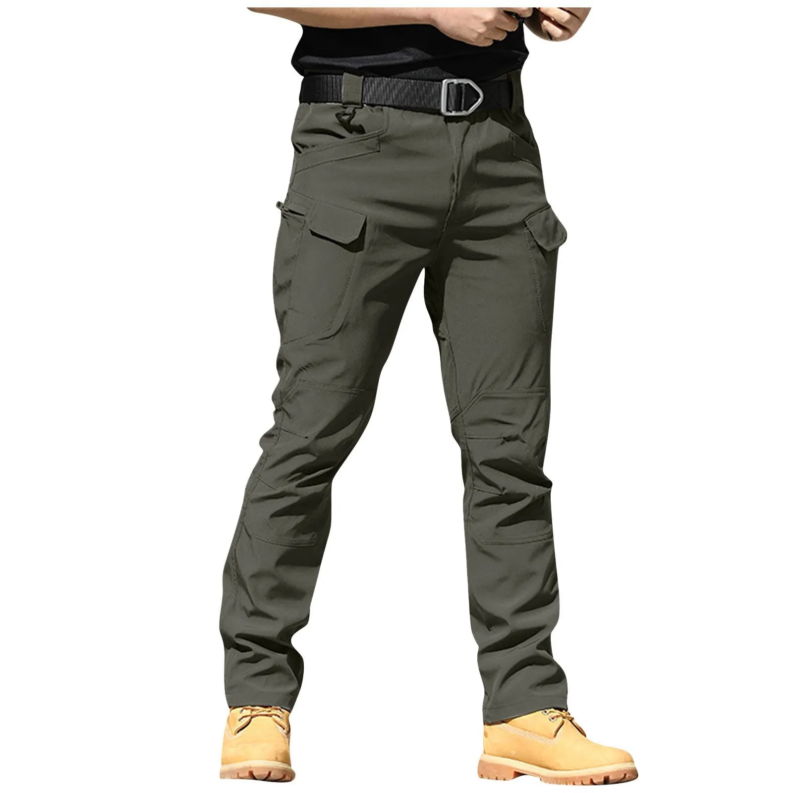 Men Classic Cargo Pants Daily Causal All-Match Regular Multi Pockets Pant