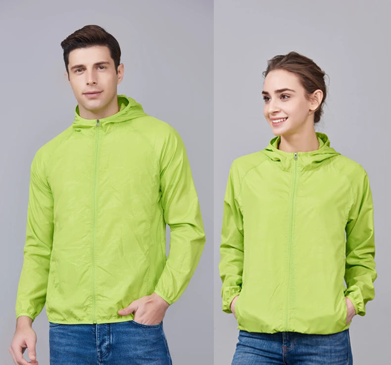 Unisex Camping Climbing Outdoor Rain Coat Portable Clothes
