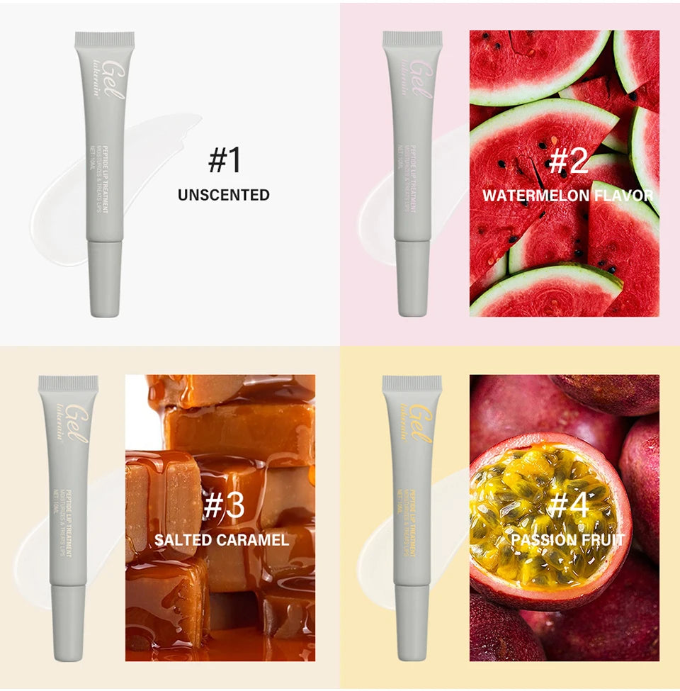 Peptide Lip Treatment Moisturizing Lip Mask Gel To Remove Dead Skin Lipstick Base Lip Cream Lip Care Mask 10ml