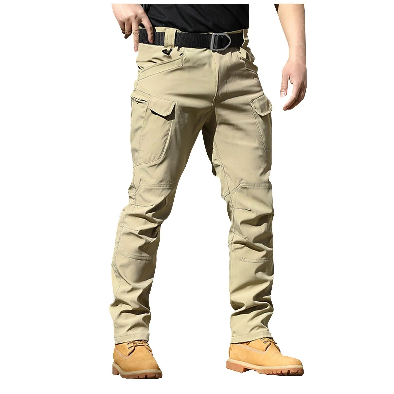 Men Classic Cargo Pants Daily Causal All-Match Regular Multi Pockets Pant