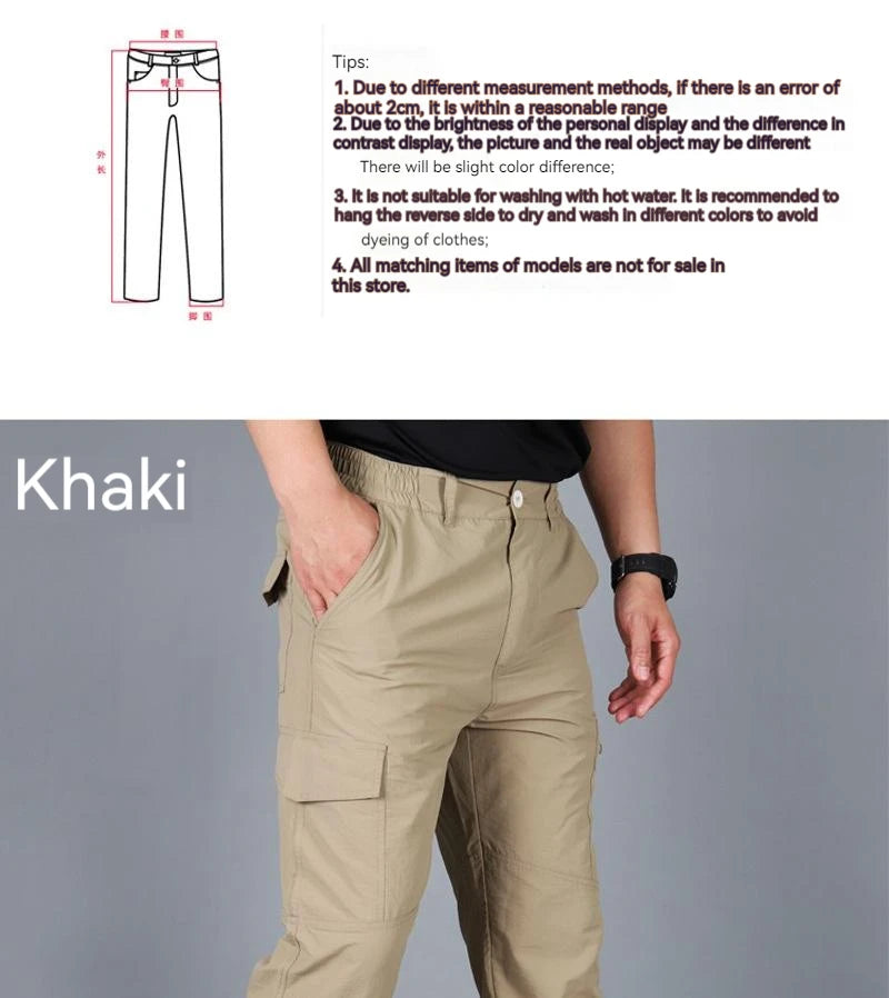 Male Cargo Pants Men Army Military Tactical Pants