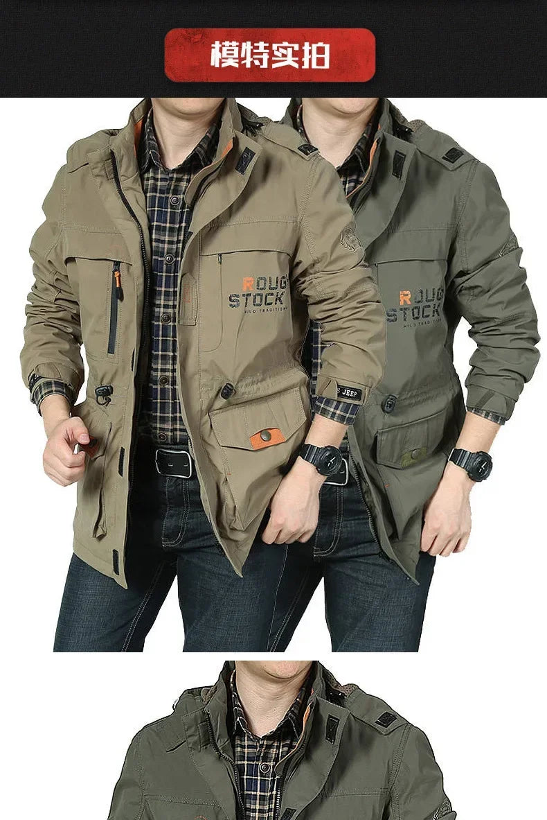 Quick Dry Jacket for Men Spring Men's Hardshell Outdoor Sports Coats