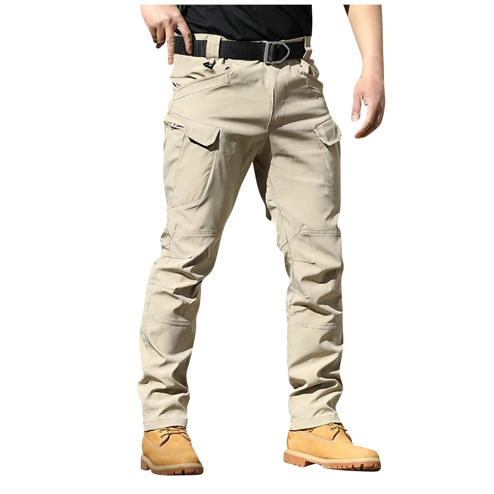 Men Classic Cargo Pants Daily Causal All-Match Regular Multi Pockets Pant