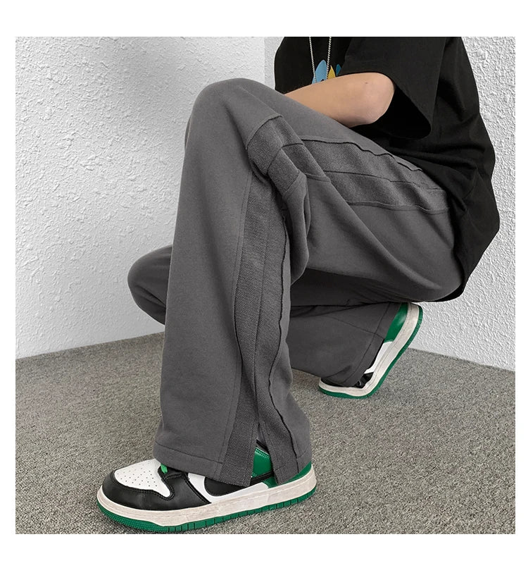 Male Clothing Oversize Sports Streetwear Baggy Wide Summer pants