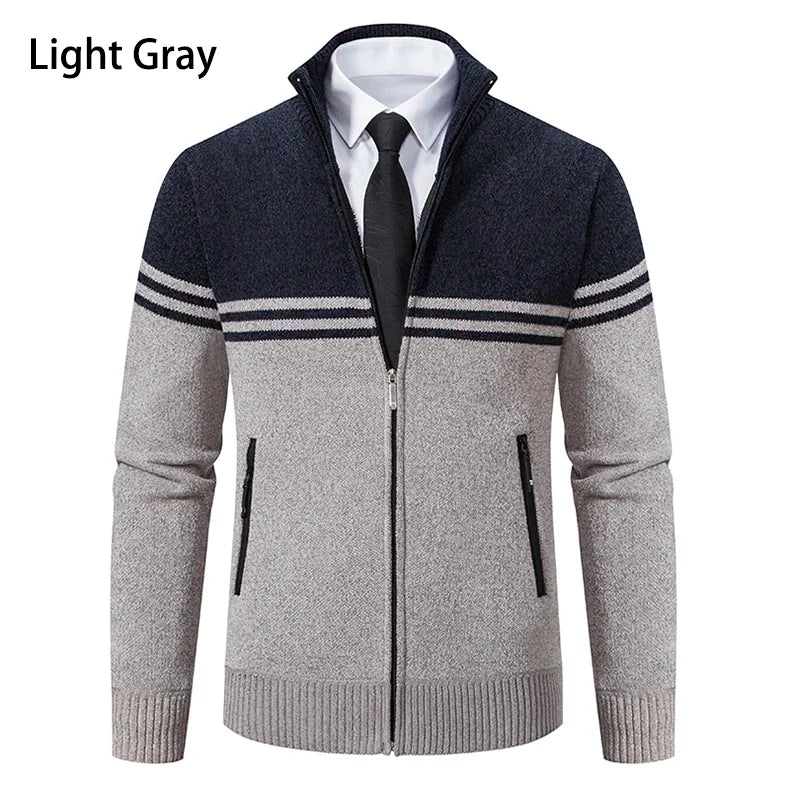 Men's New Winter Sweater Thick Fleece Warm Sweater