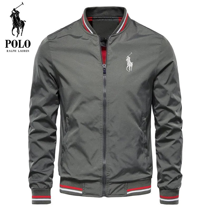 Embroidered Men's Brand Polo Ralph Lauren Trench Coat