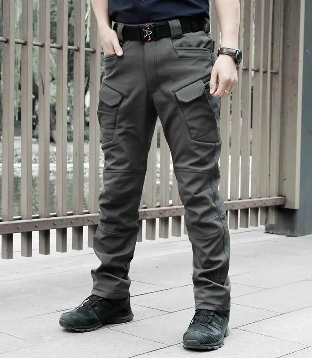 Warm Winter Men Soft Shell Pants Travel Waterproof Outdoor Camping & Hiking Pants